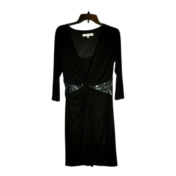 Evan Picone Dresses & Skirts - Black Sequin Dress Size 8 Christmas New Years Eve Party NEW